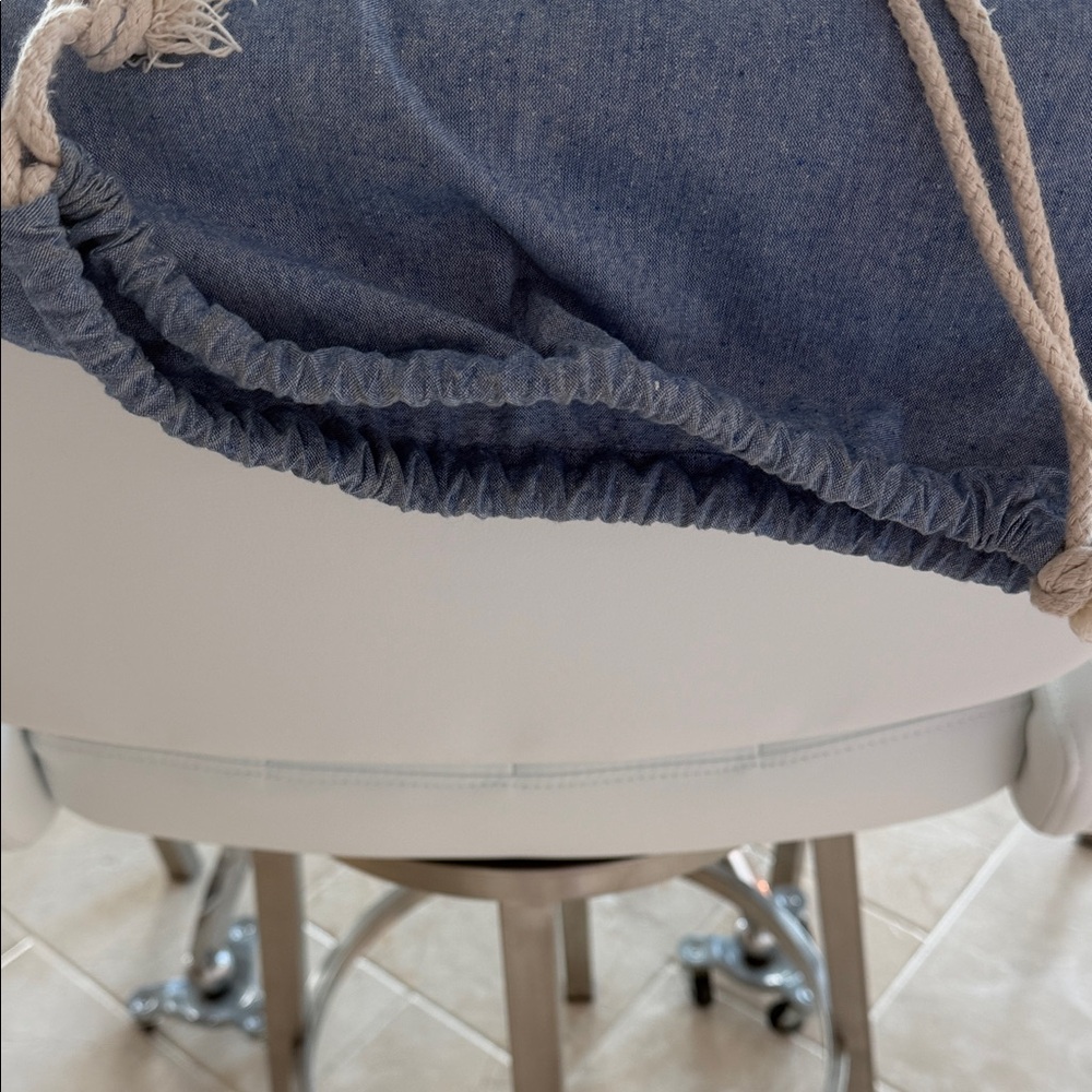 Blue Drawstring Bag - Picture 3 of 3